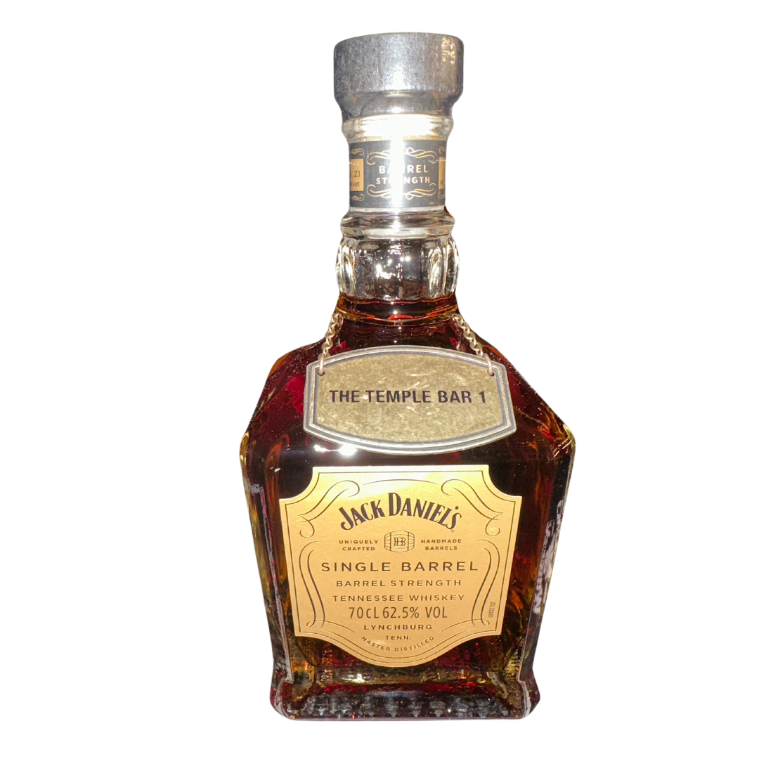 JACK DANIEL'S SINGLE BARREL - BARREL STRENGTH THE TEMPLE BAR 1 - 62.5% 70CL