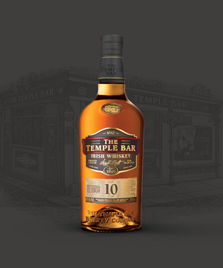 The Temple Bar Irish Whiskey - 10 Year Old Single Malt (70CL)