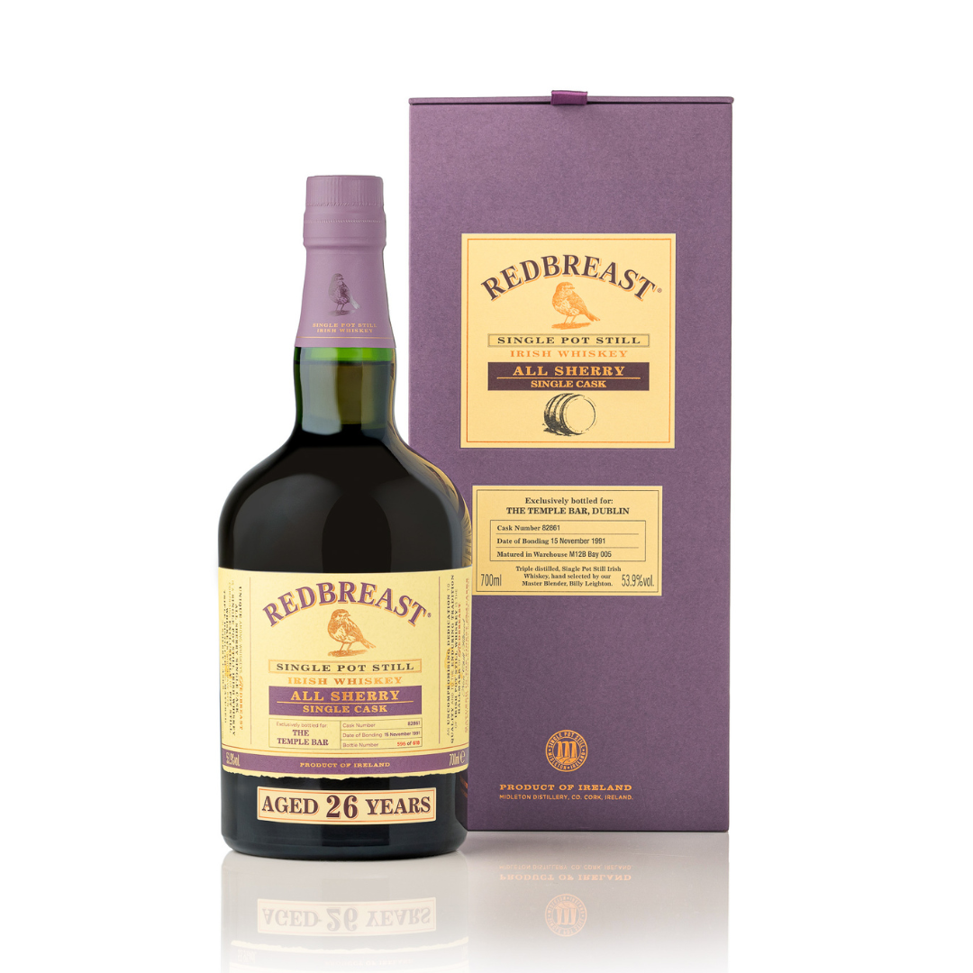 Redbreast Single Cask The Temple Bar 26 Year Old